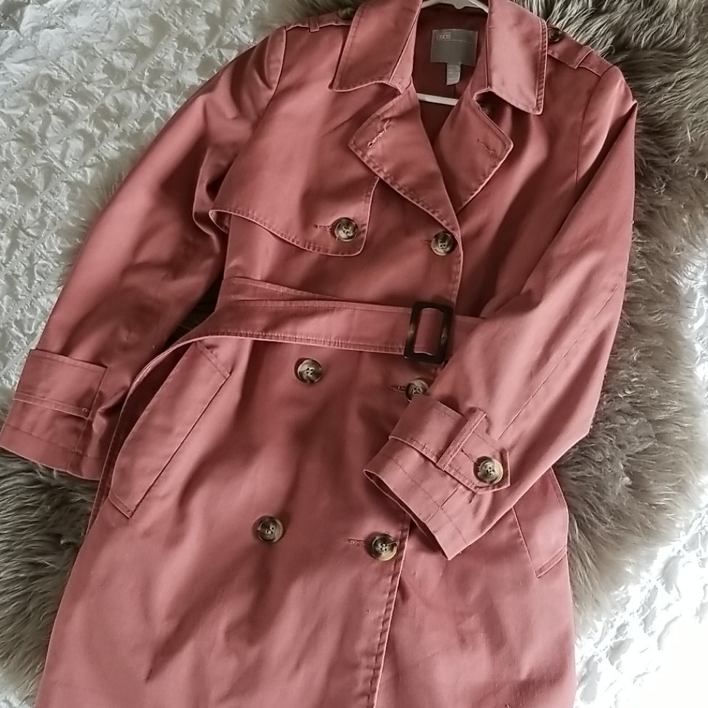 ASOS Pink Trench Coat